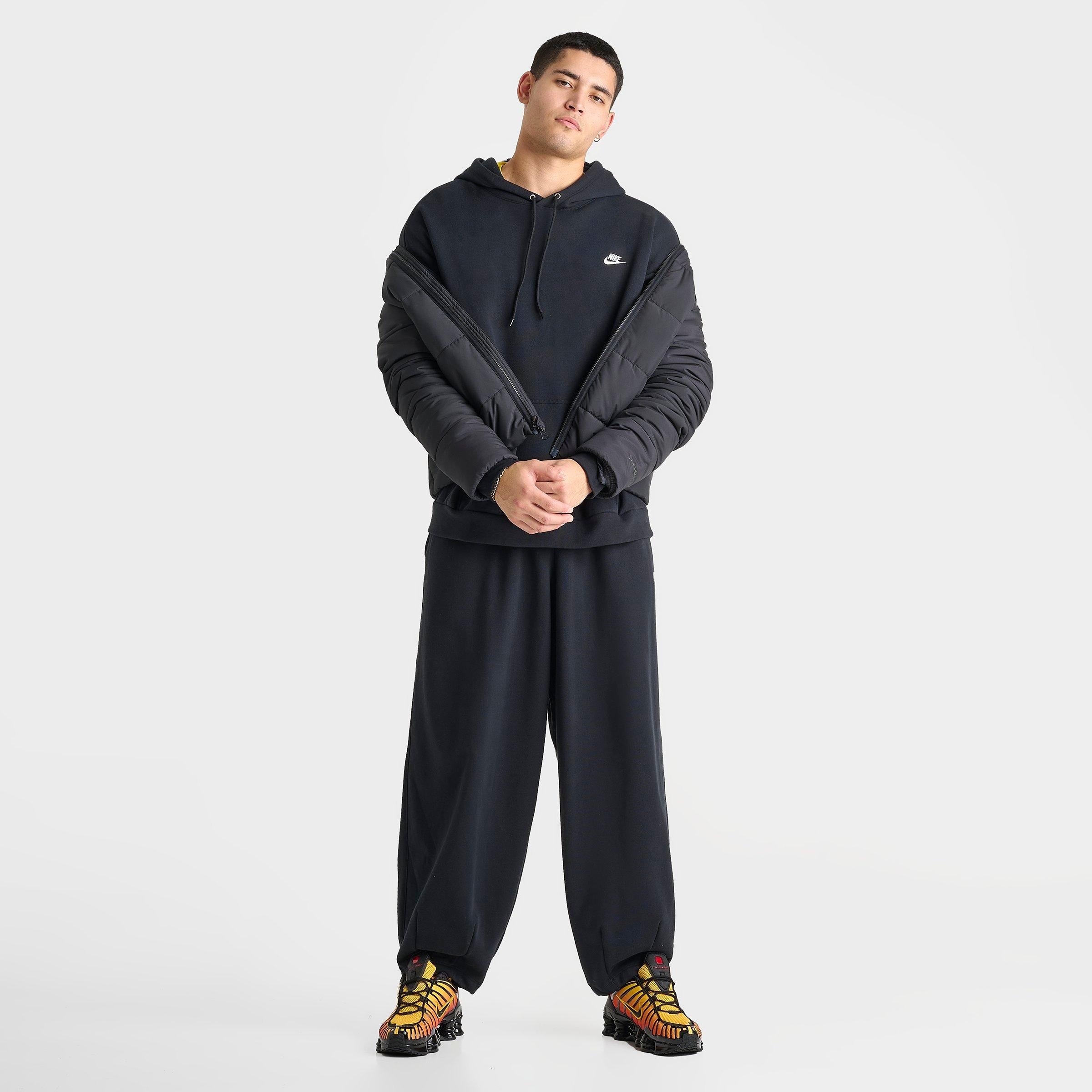 MEN'S NIKE CLUB FLEECE OVERSIZED FRENCH TERRY PULLOVER HOODIE - 2