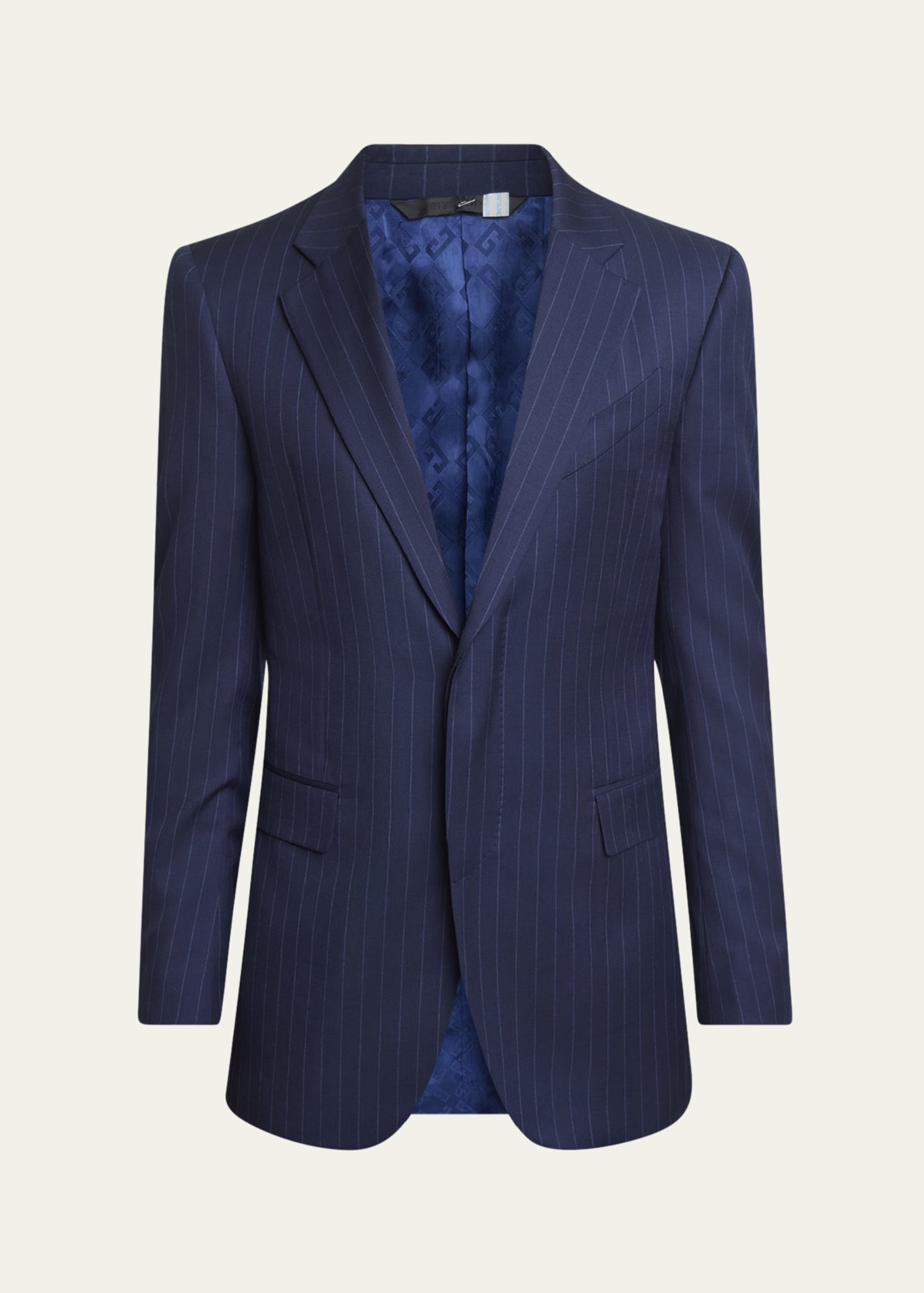 Men's Bold Stripe Wool Sport Coat - 1