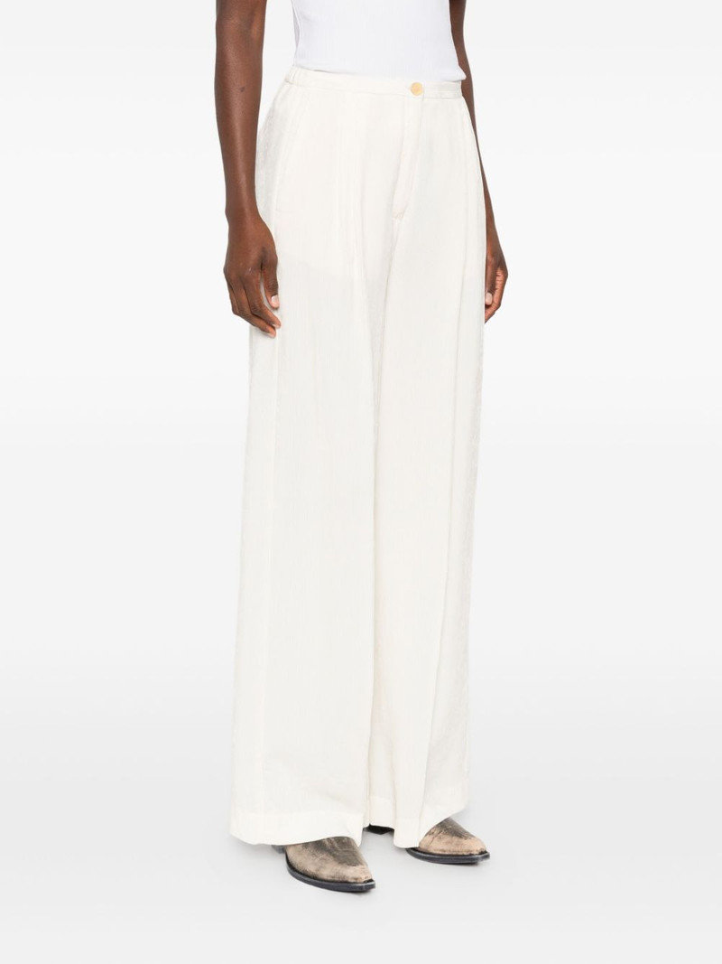 pleated wide-leg trousers 3