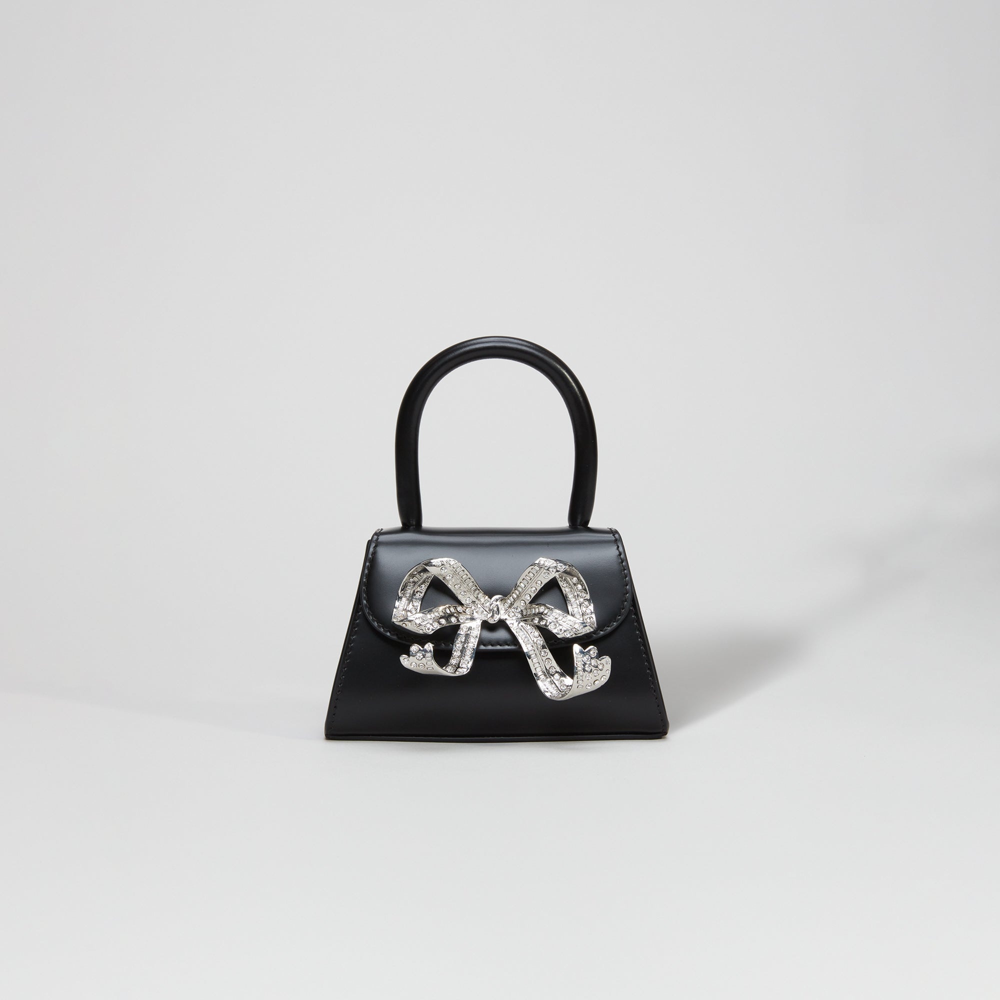 The Bow Micro in Black with Diamanté - 1