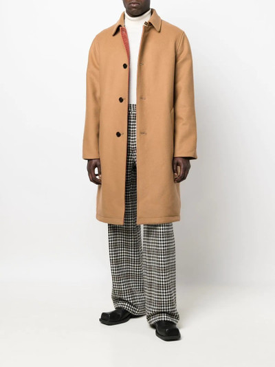 Marni single-breasted coat outlook