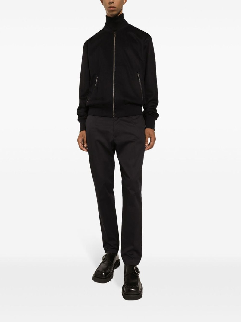 Dolce & Gabbana zip-up cashmere bomber jacket outlook