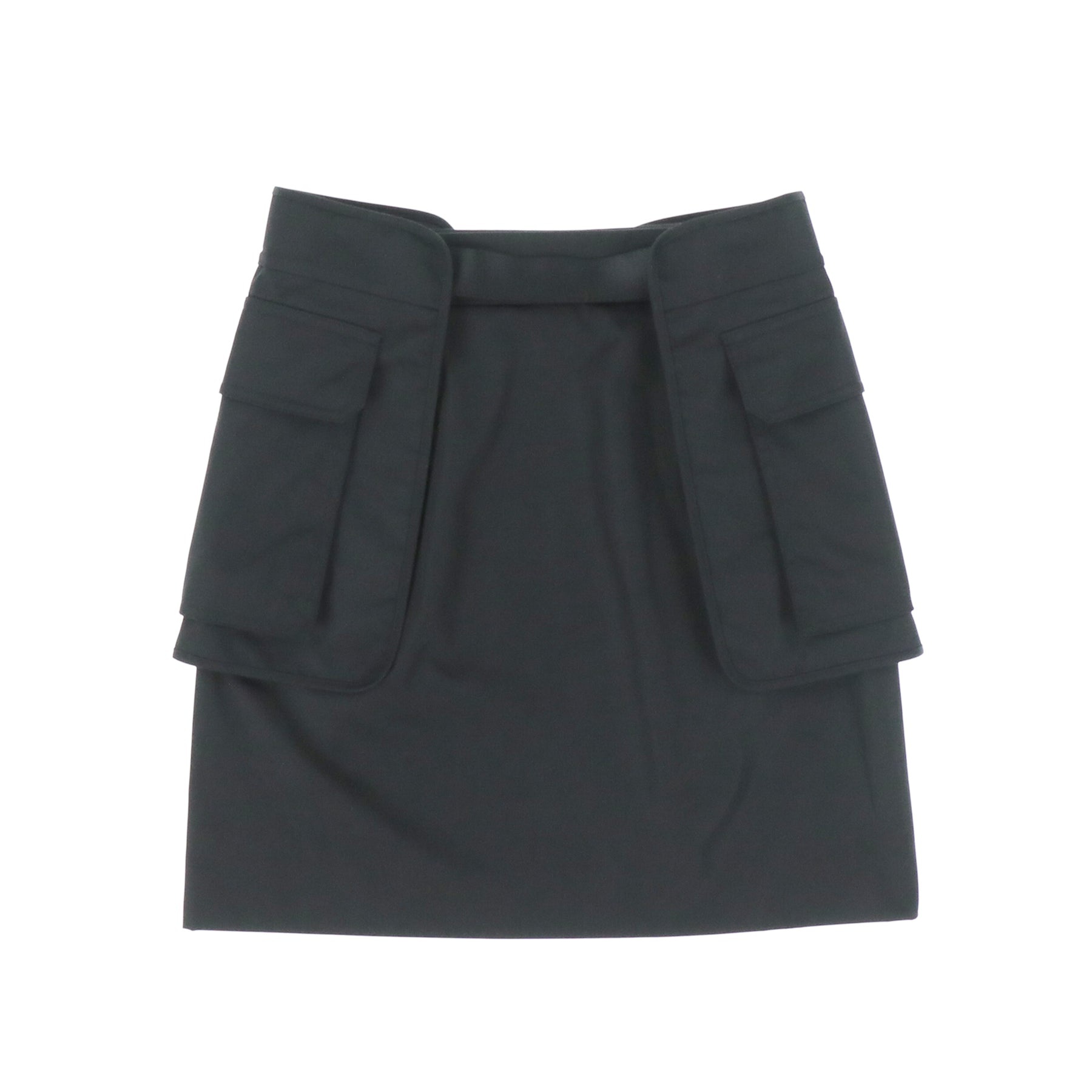 MINI SKIRT WITH UTILITY BELT BAG / BLK - 2