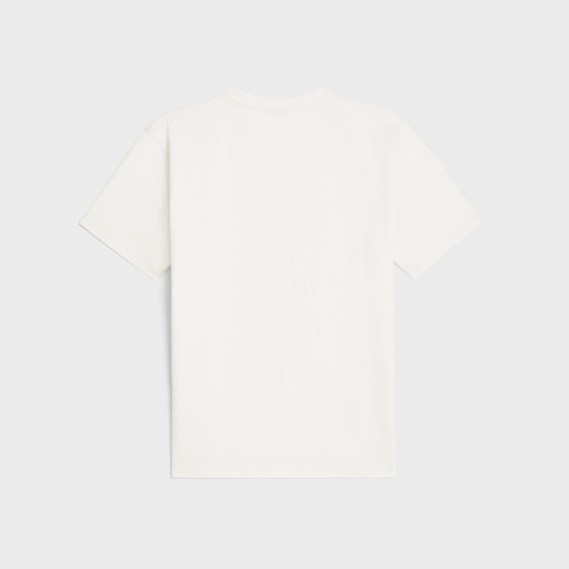CELINE celine wiltern T-shirt in cotton jersey outlook