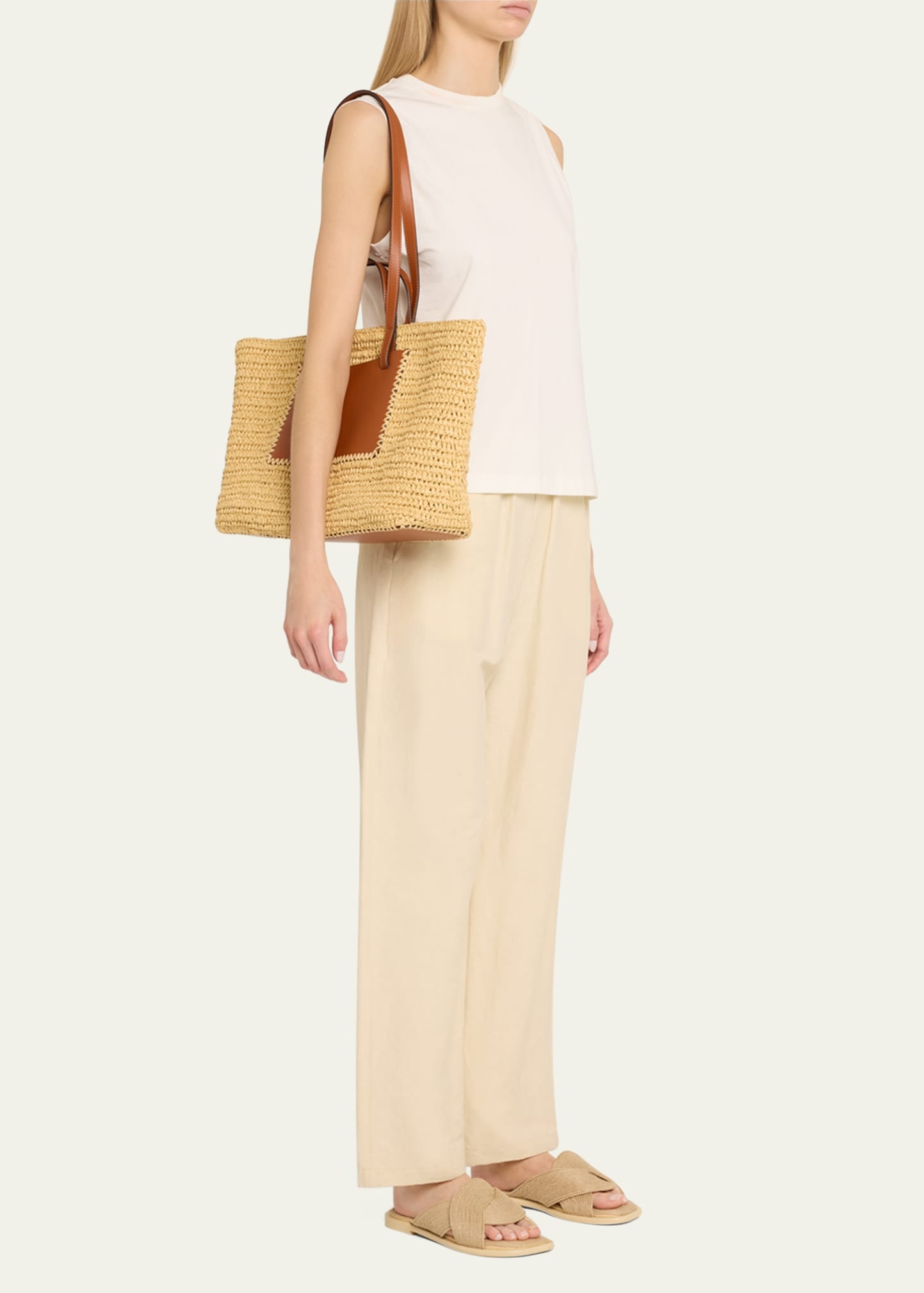 Lali Large Raffia Tote Bag - 6