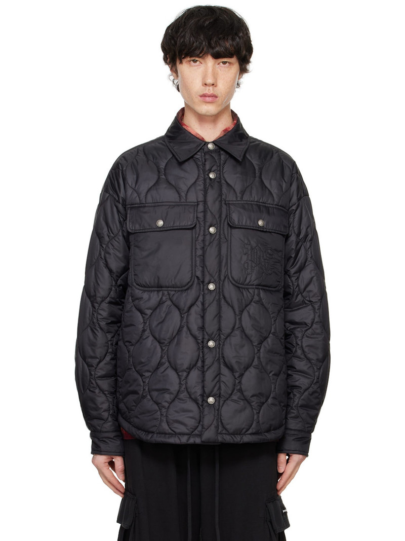 Black 100GR Classic Logo Overshirt 1
