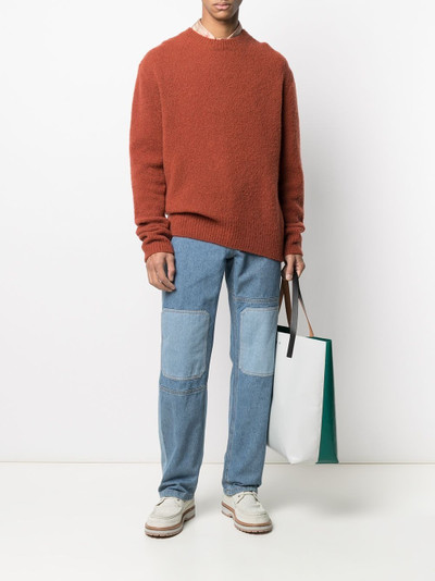 JW Anderson patchwork-effect jeans outlook