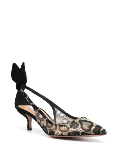 AQUAZZURA 50mm Bow Tie pumps outlook