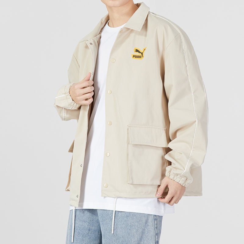 PUMA Classics Street Sport Woven Jacket 'Beige' 539969-88 - 4