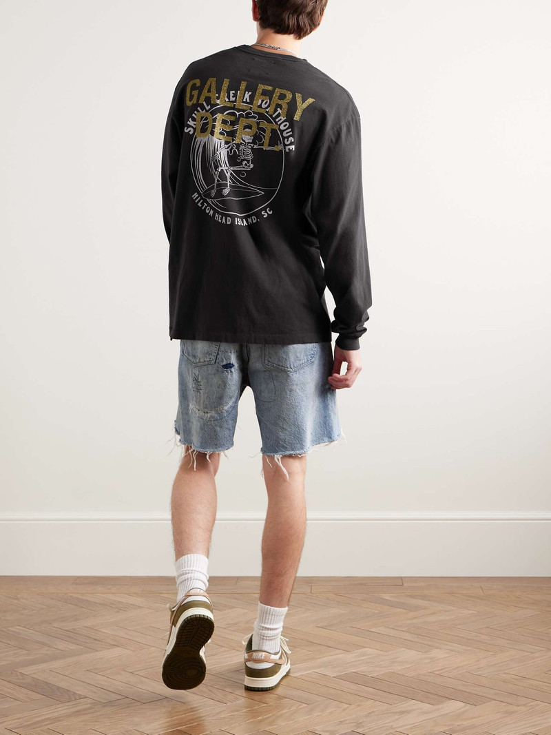 GALLERY DEPT. Skull Creek Logo-Print Cotton-Jersey T-Shirt outlook