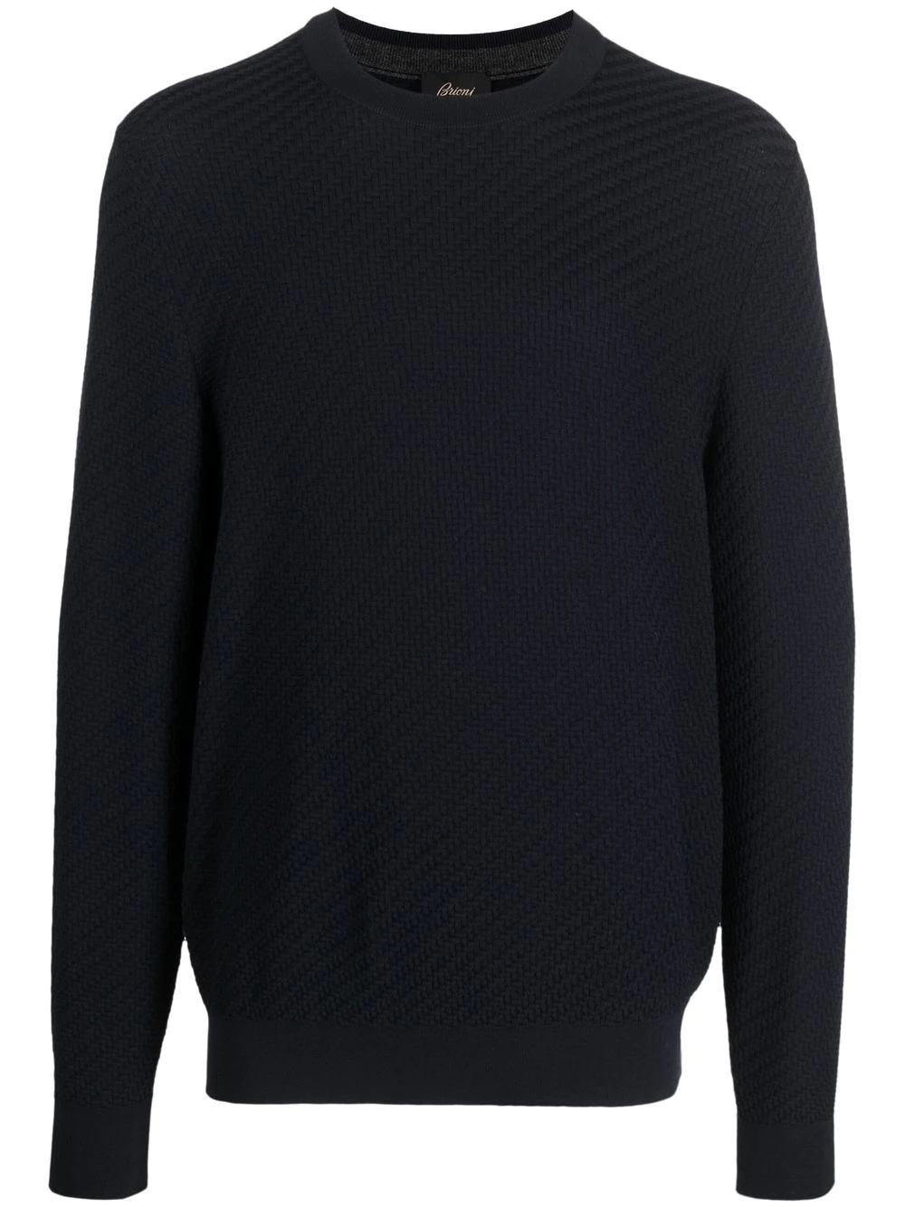 crew-neck long-sleeve jumper - 1