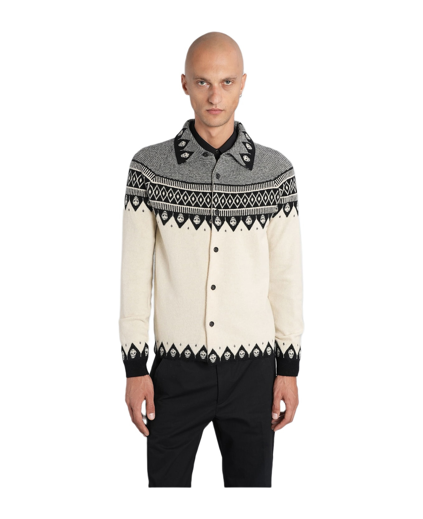 Knitwear In Grey Wool - 1