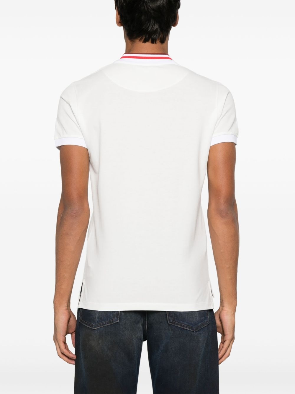 Orb-embroidered polo shirt - 3