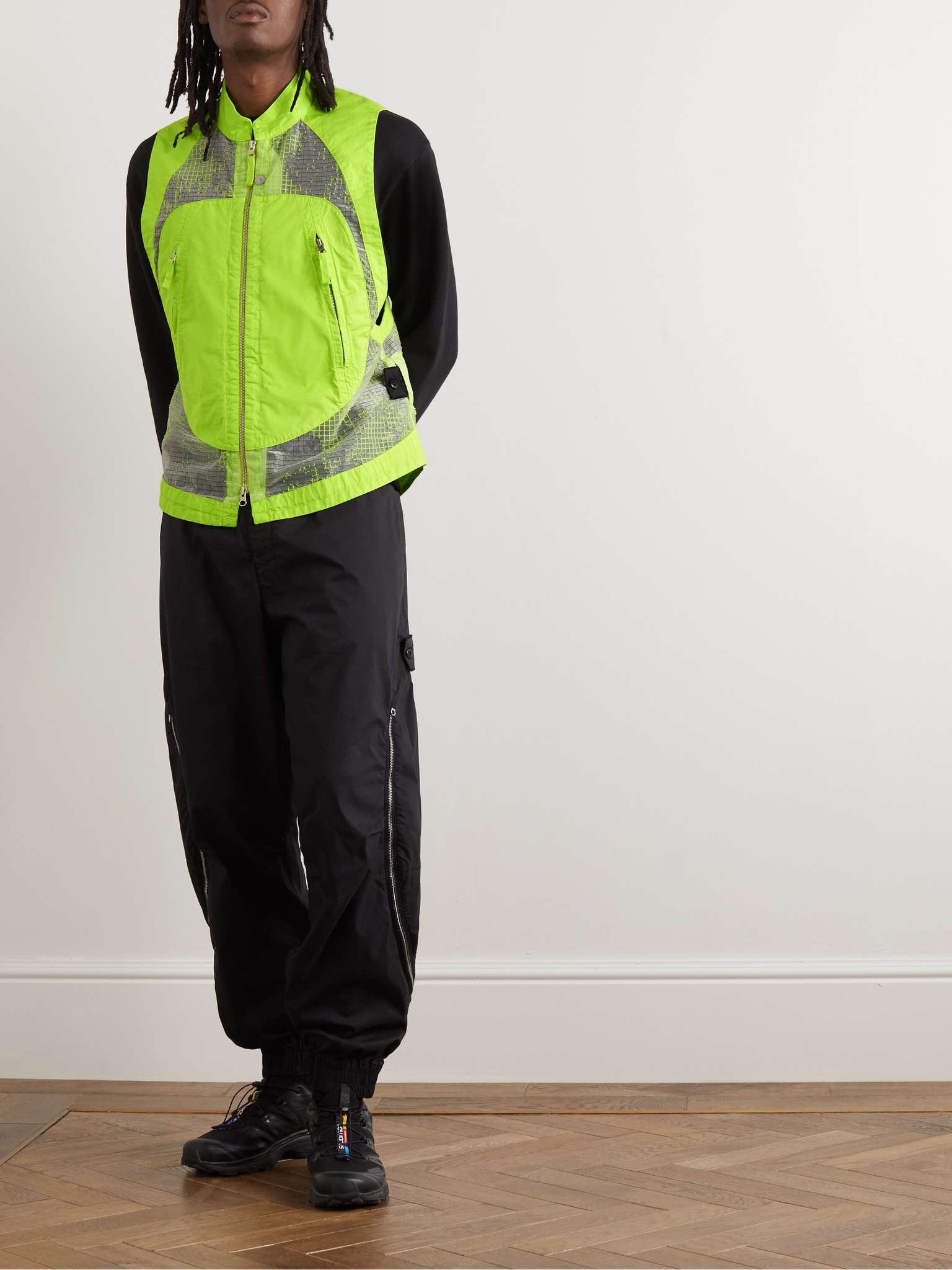 Ripstop-Panelled Cotton-Blend Twill Gilet - 2