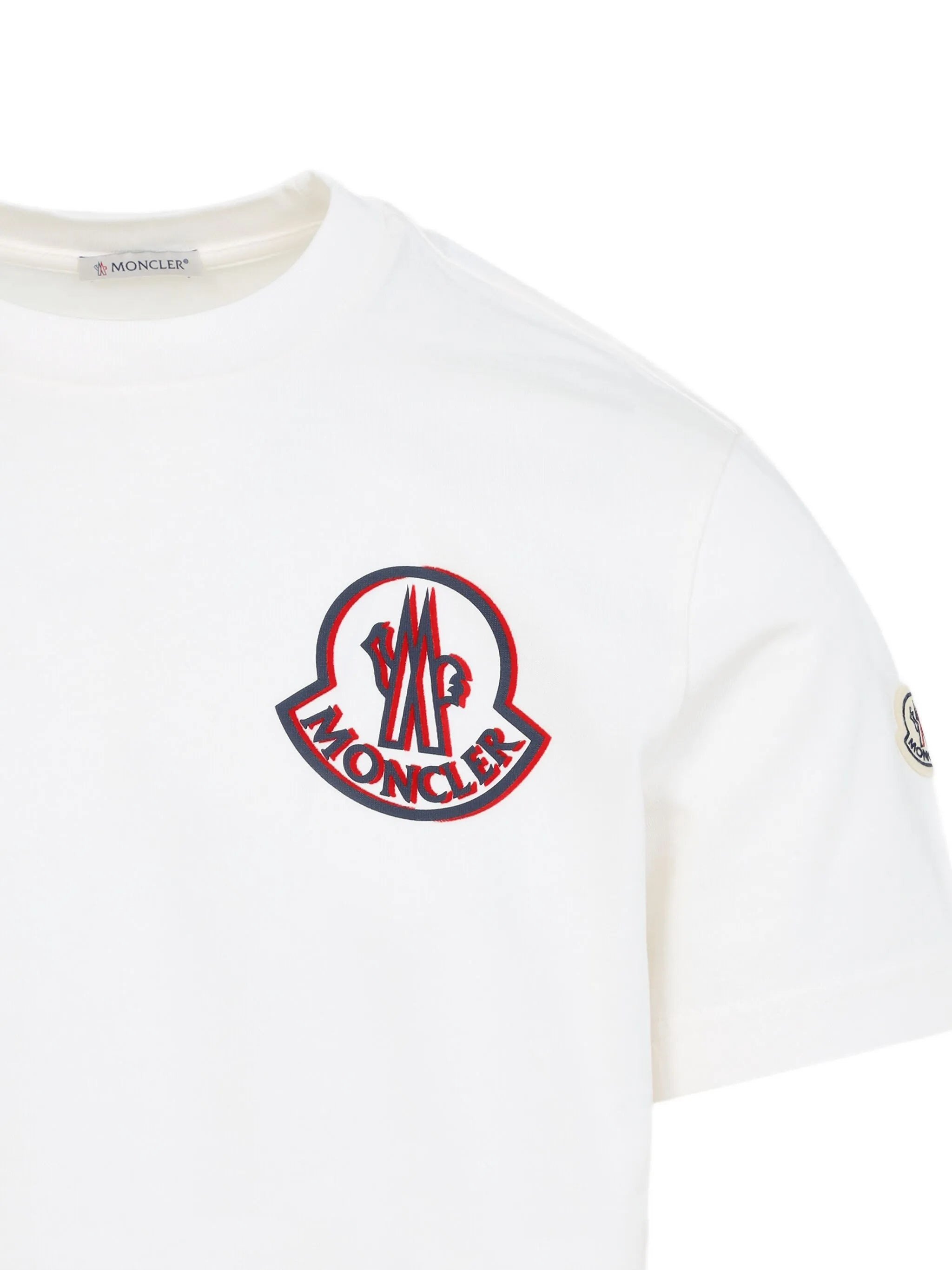 Moncler Logo-patch Cotton T-shirt - 3