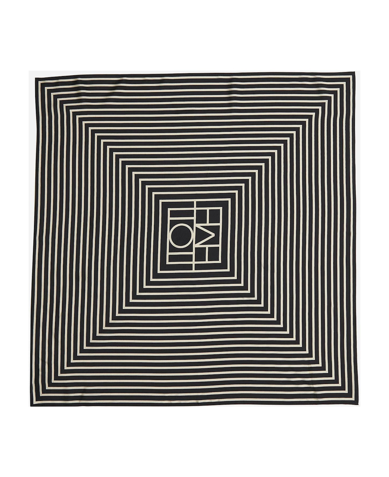 Monogram Logo Silk Scarf - 3