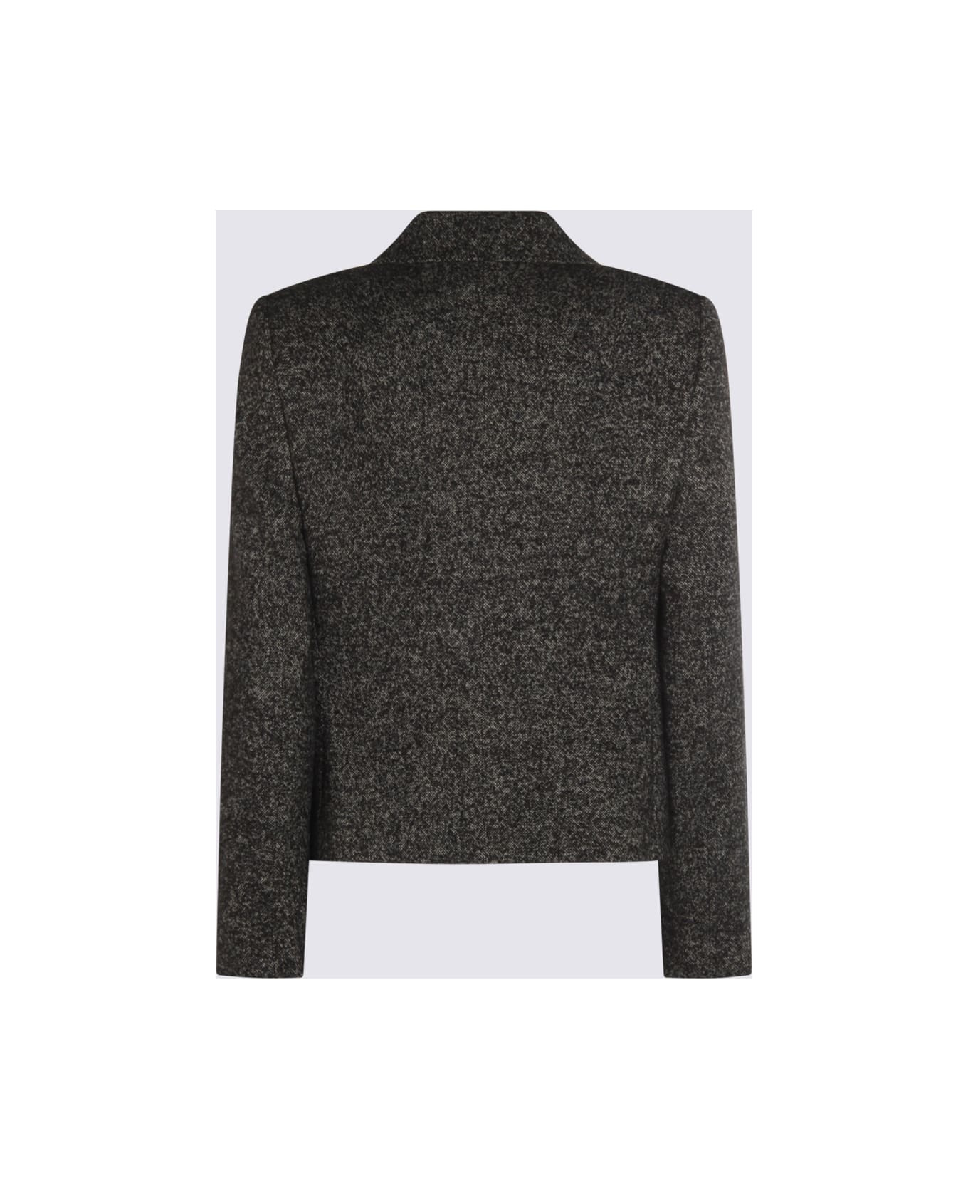 Grey Wool Blazer - 2