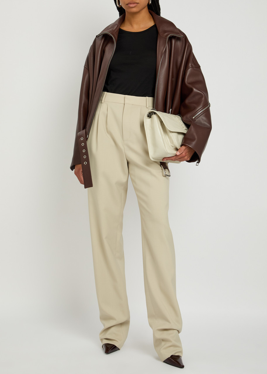 Yves Saint Laurent Straight-leg Wool Trousers - 4