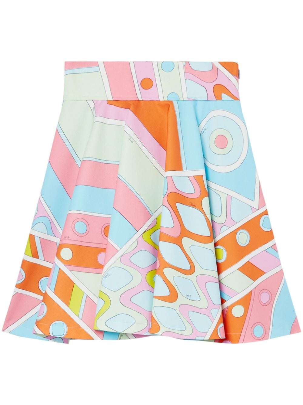 Vivara print cotton miniskirt - 1