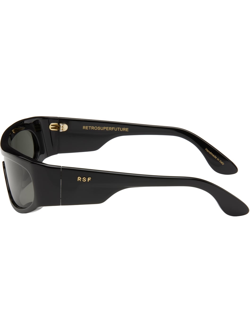 RETROSUPERFUTURE Black Pharaoh Sunglasses | REVERSIBLE