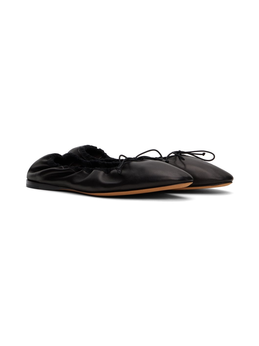 Black Awar Ballerina Flats - 4