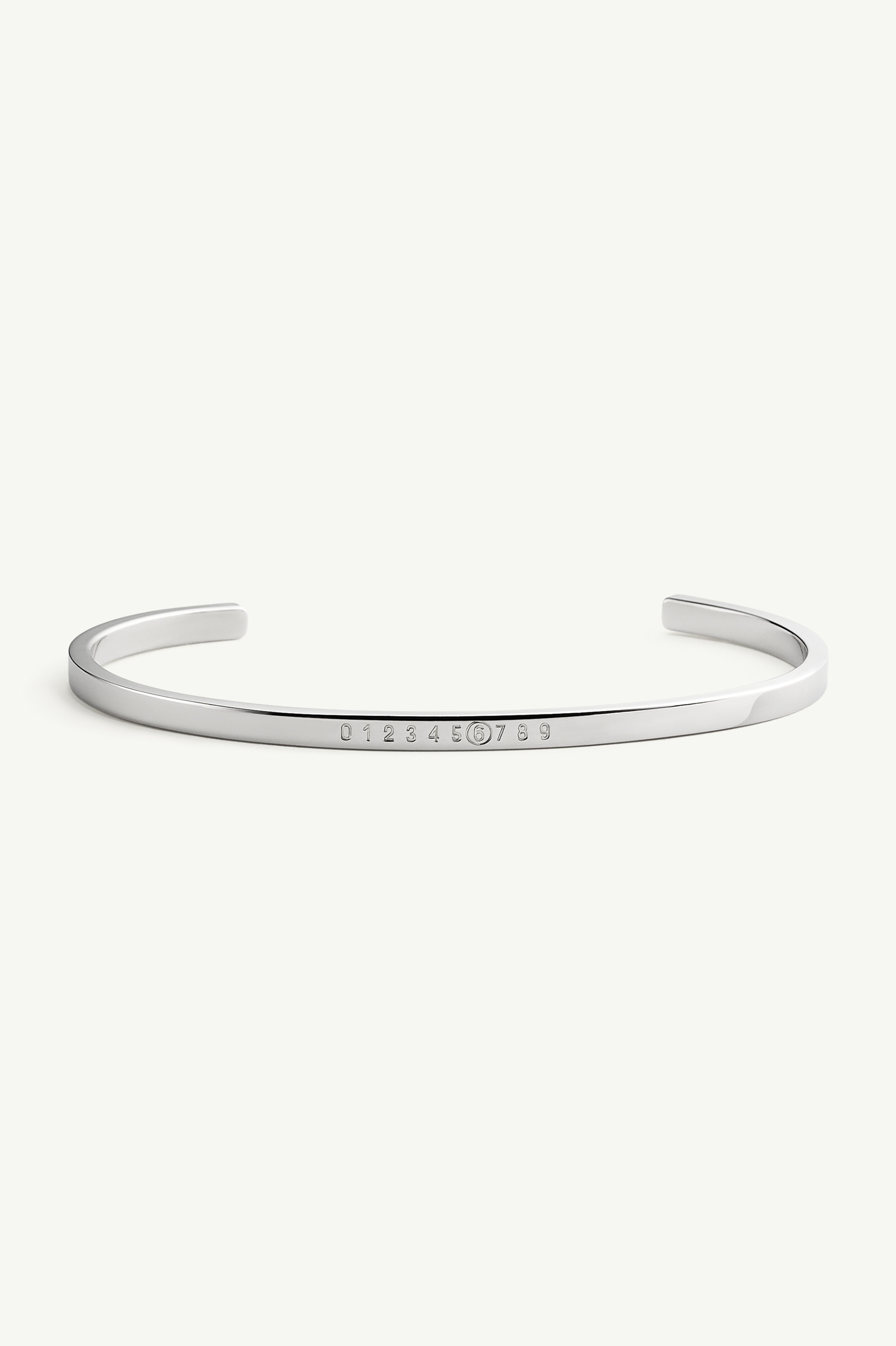 Numeric Minimal Signature Cuff Bracelet - 1