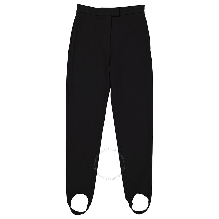 Burberry Black Cotton-blend High-waist Tailored Jodhpur Trousers - 4