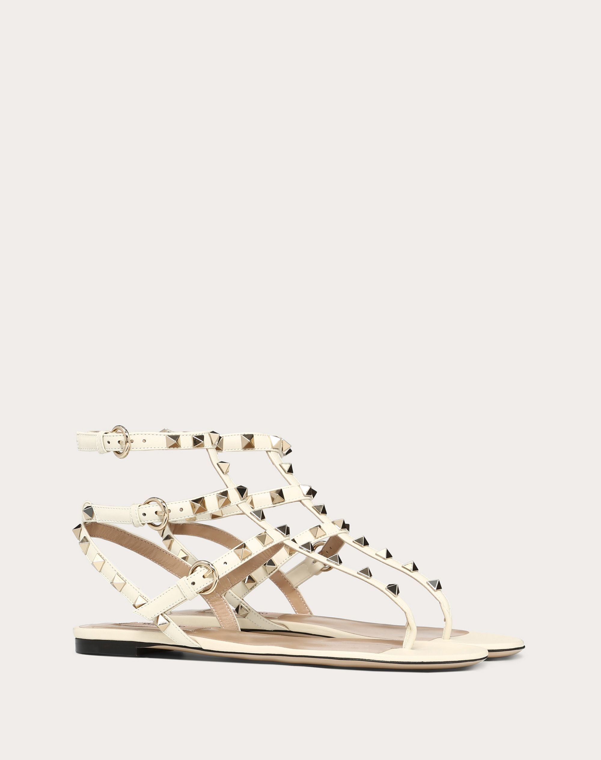 Rockstud Flip Flop Sandal in Calfskin Leather - 2