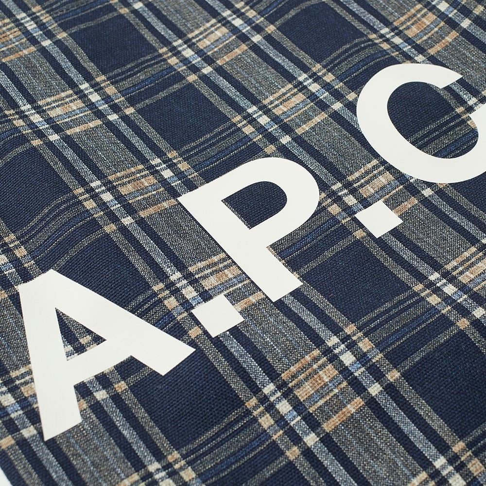 A.P.C. Lou Check Tote Bag - 2