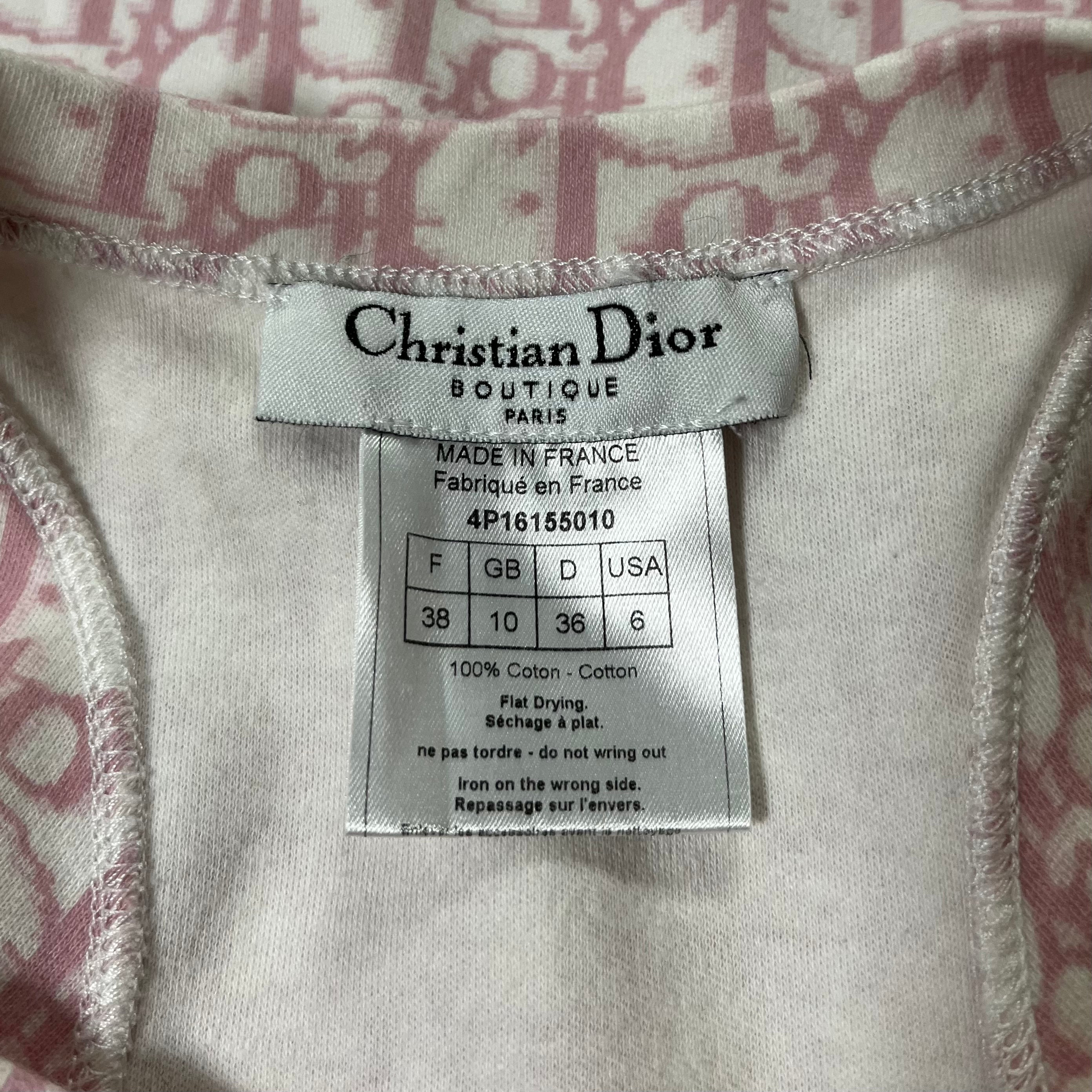 CHRISTIAN DIOR Trotter Print Swarovski No. 1 Tank Top - 4