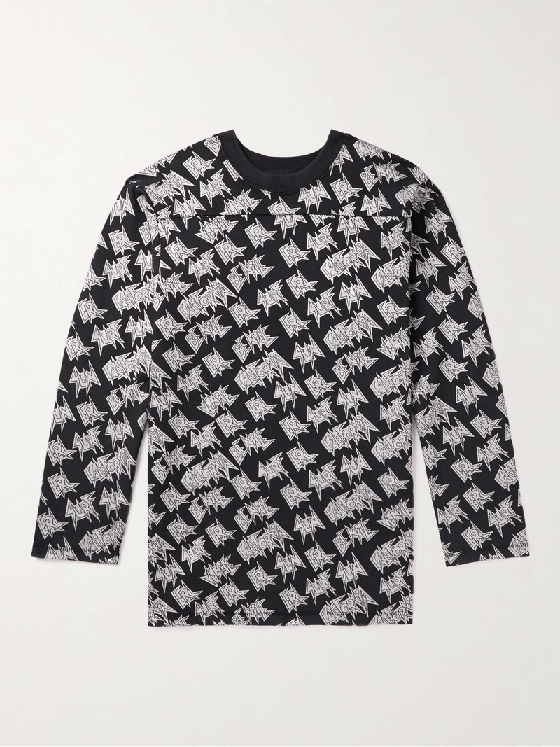 Slim-Fit Printed Cotton-Jersey T-Shirt - 1