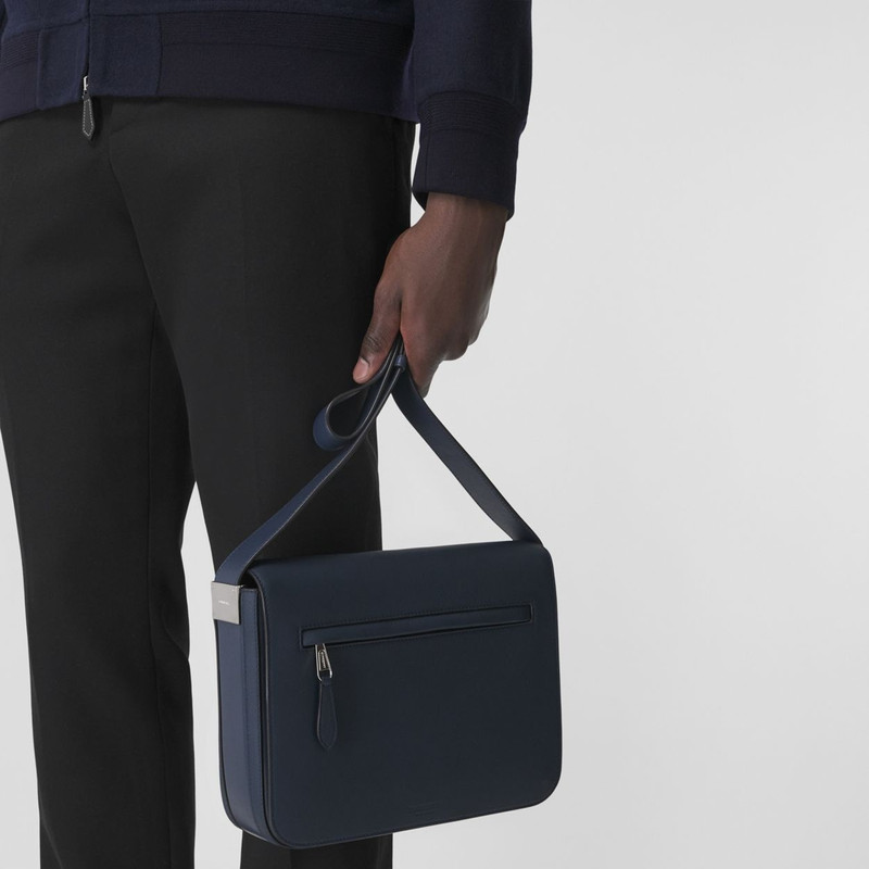 Burberry Small Grainy Leather Messenger Bag outlook