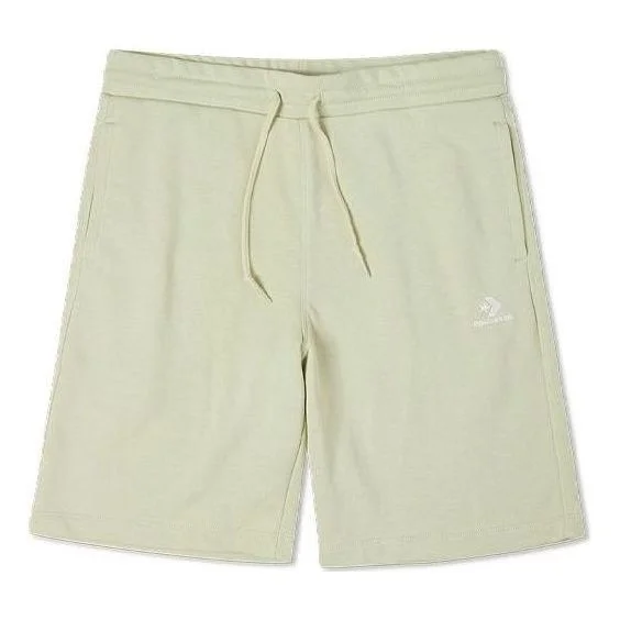 Converse GO TO Embroidered Star Chevron Standard-Fit Fleece Shorts 'Green' 10019926-A16 - 1