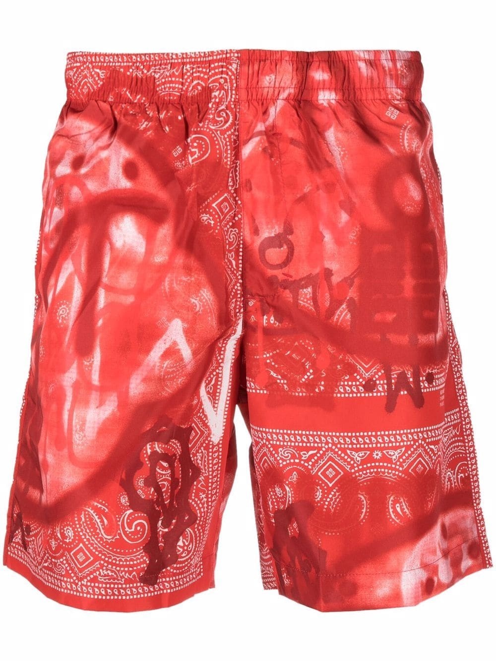 spray-paint swim shorts - 1