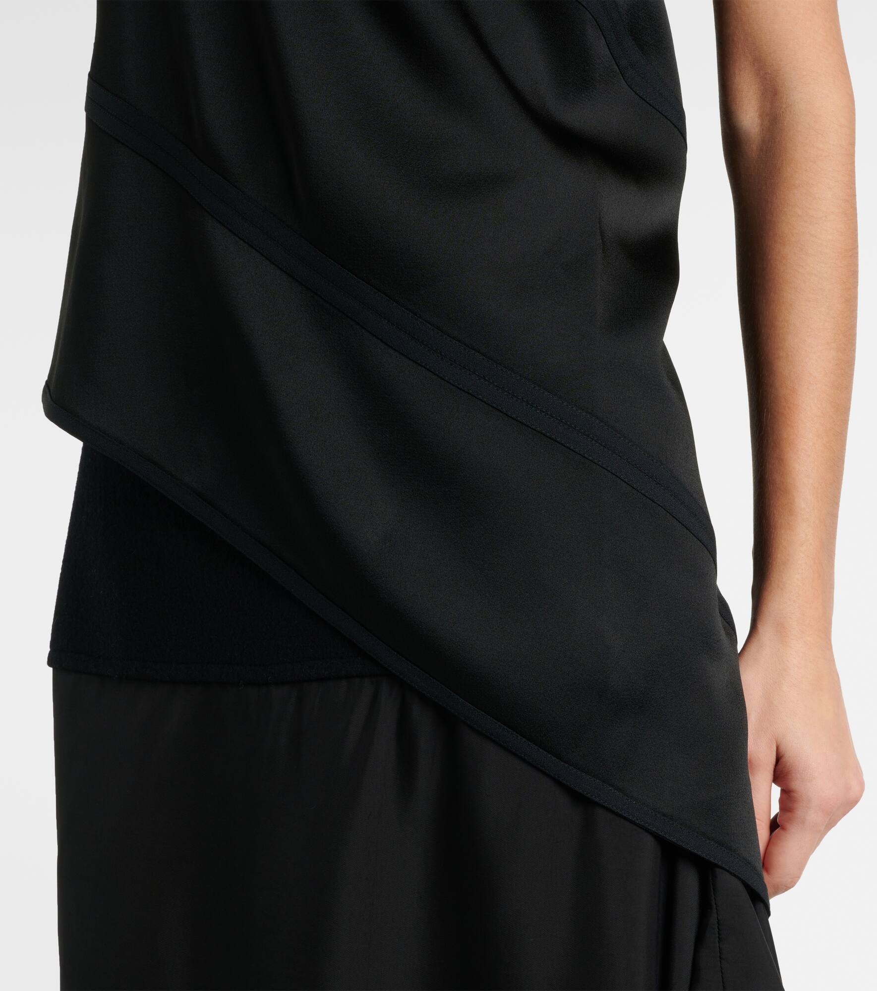 Asymmetric satin top - 6