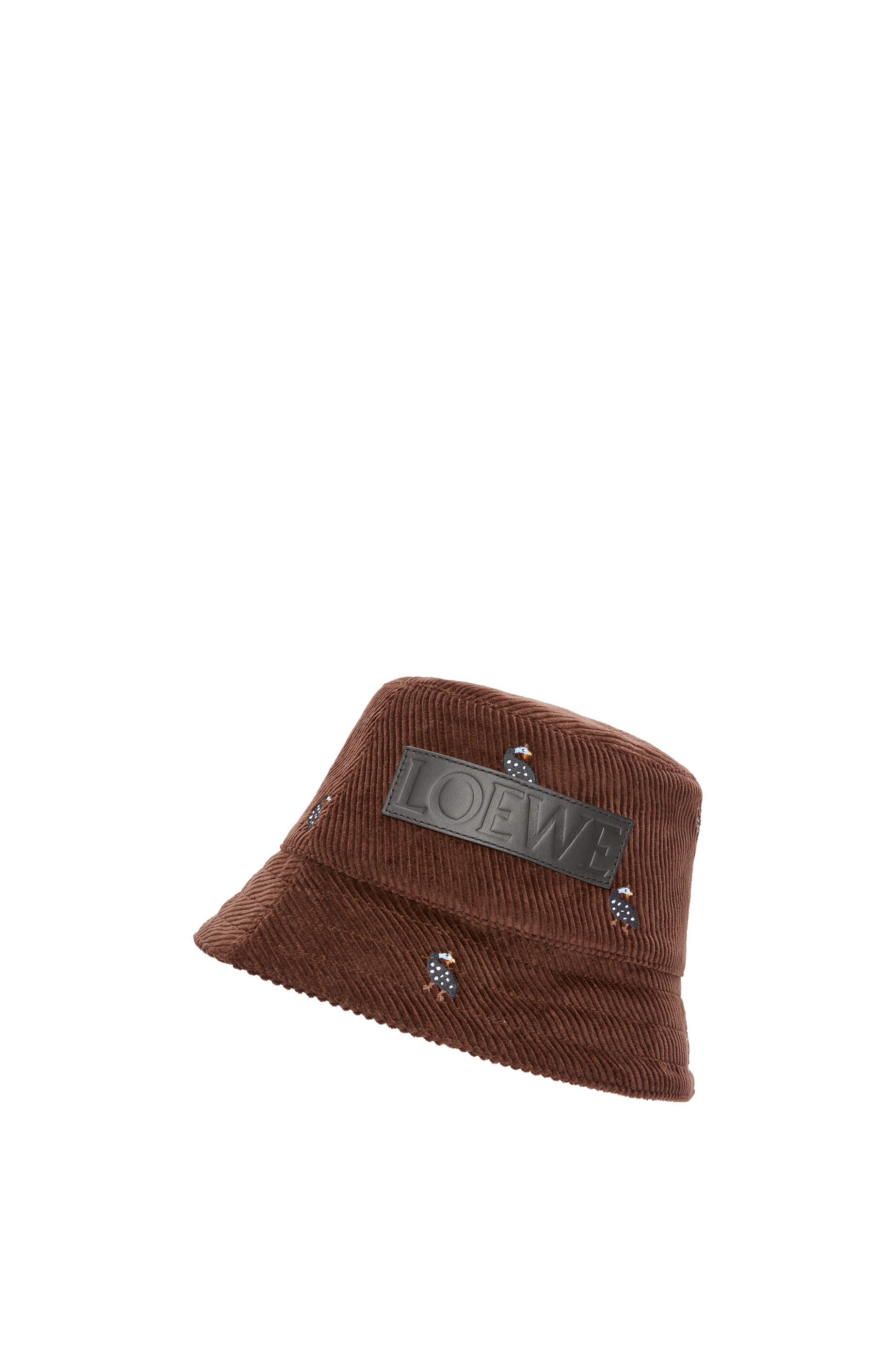 Guinea Fowl bucket hat in cotton corduroy - 3
