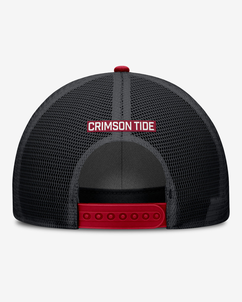 Nike Alabama Primetime Rise Men's Nike College Trucker Adjustable Hat outlook