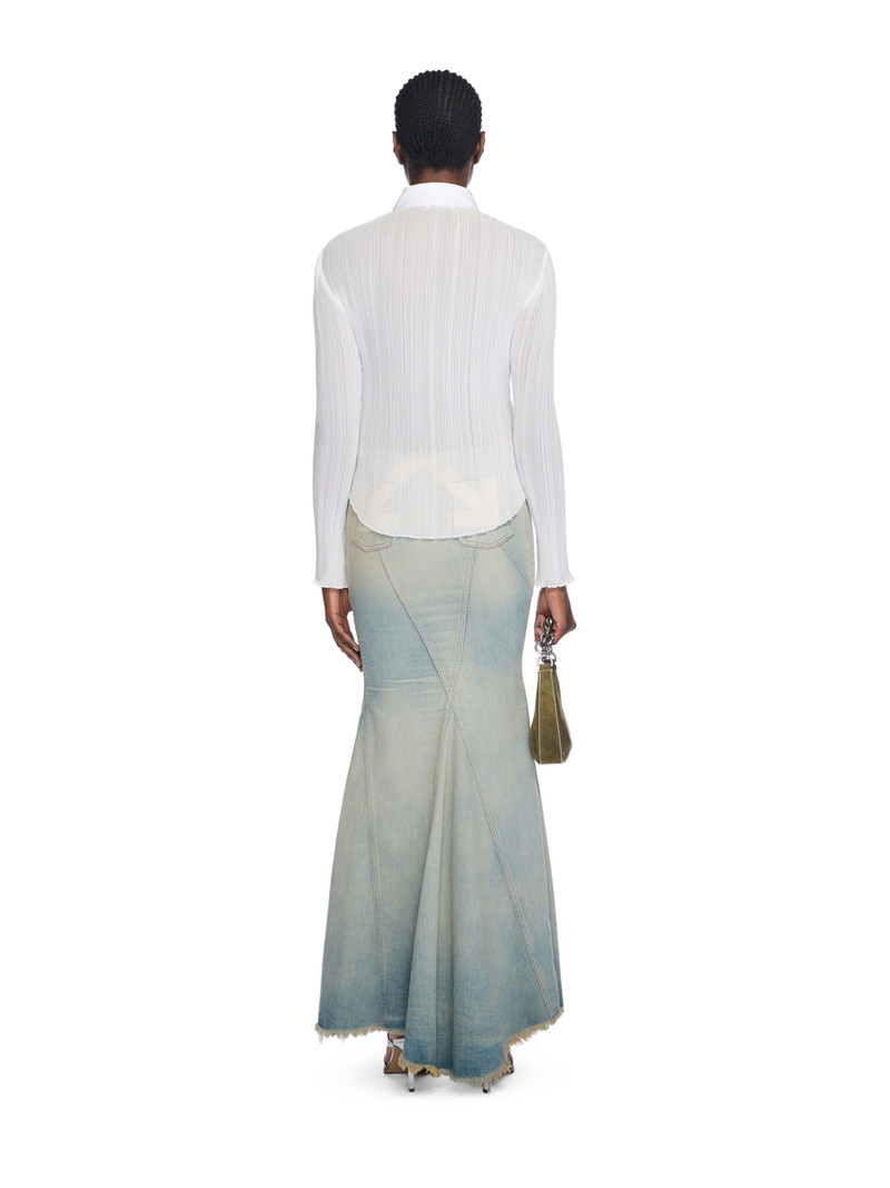 Plisse Long Sleeve Shirt 4