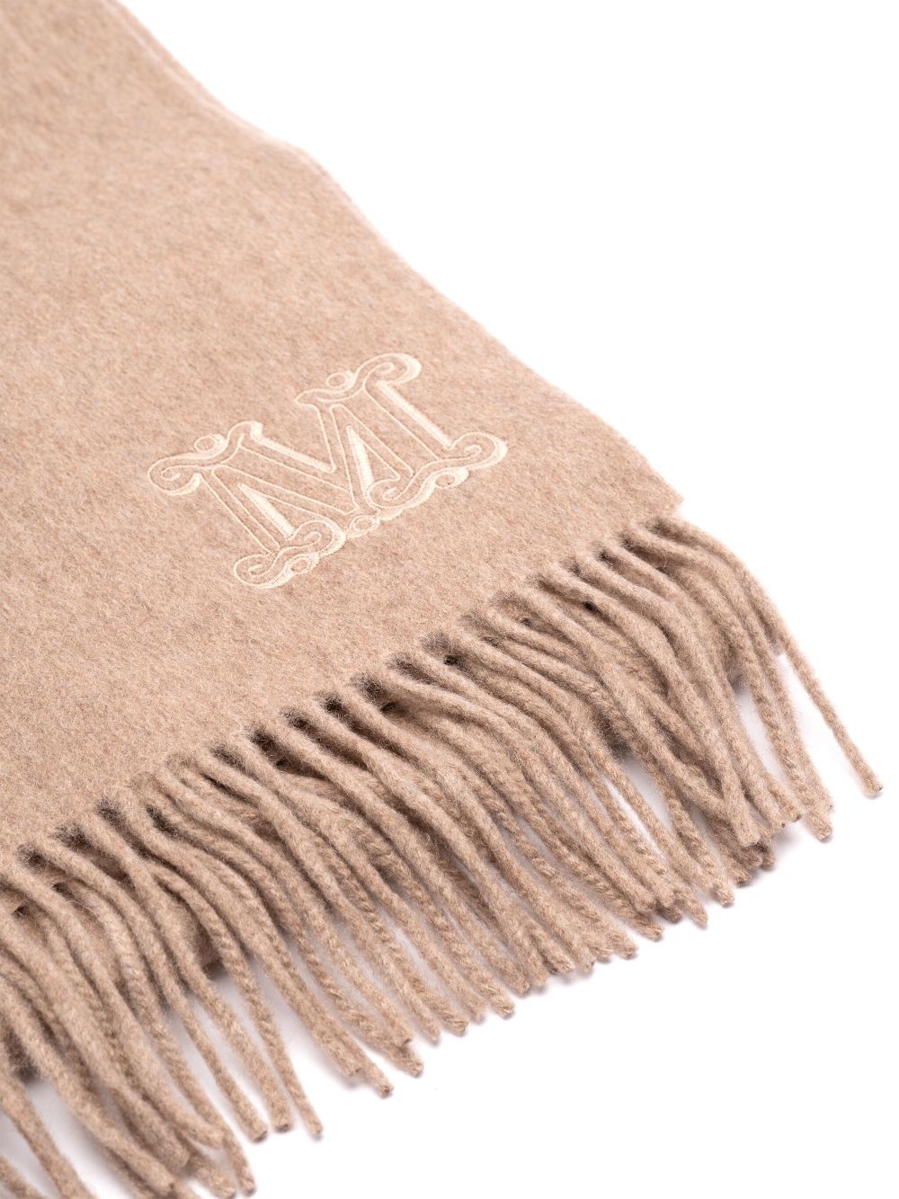 fringed cashmere stole - 2