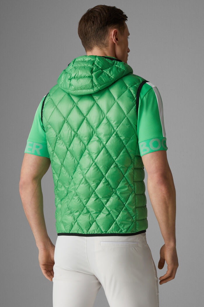Ares Lightweight down waistcoat in Green - 3