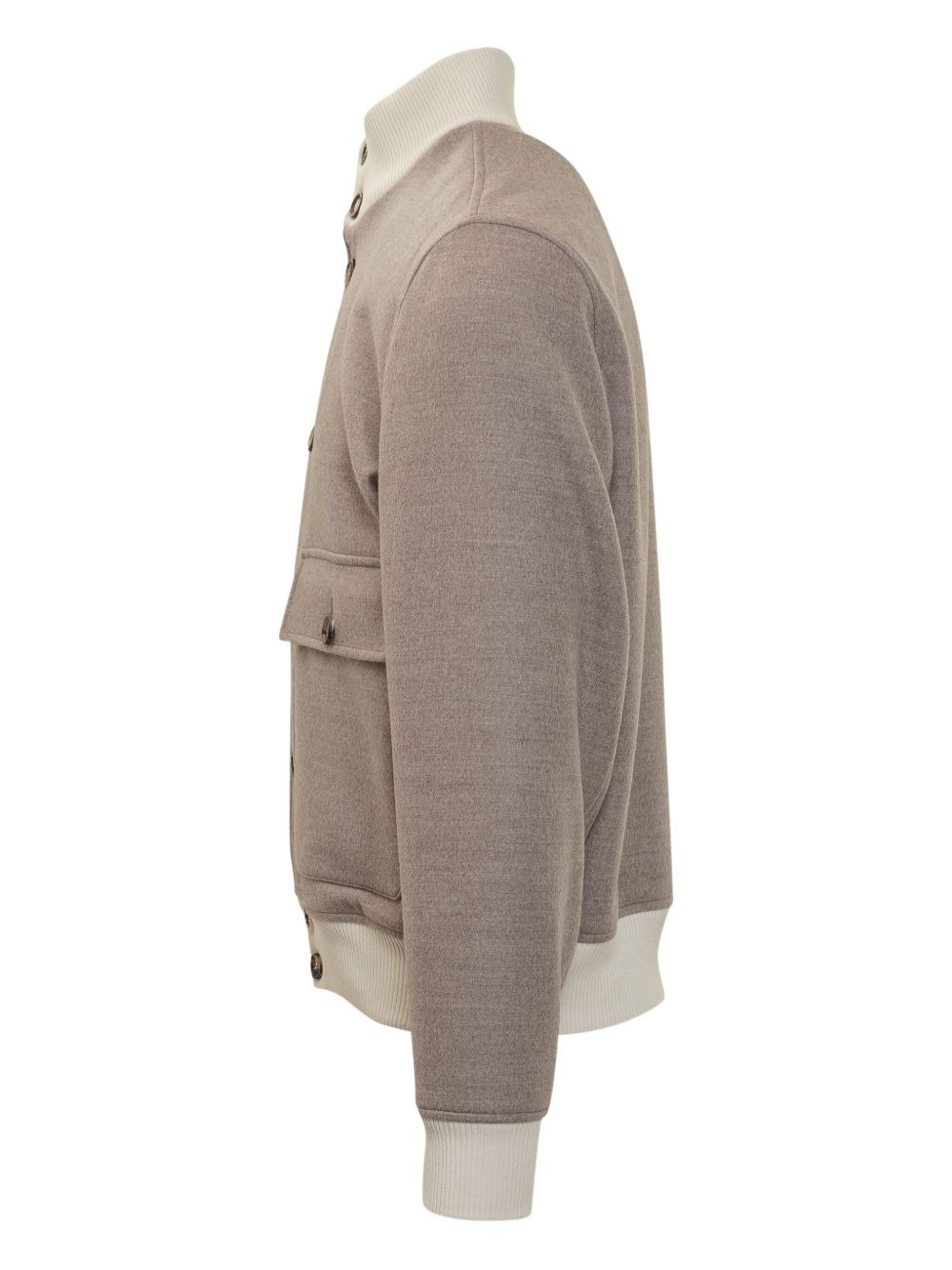 patch-pocket bomber jacket - 3