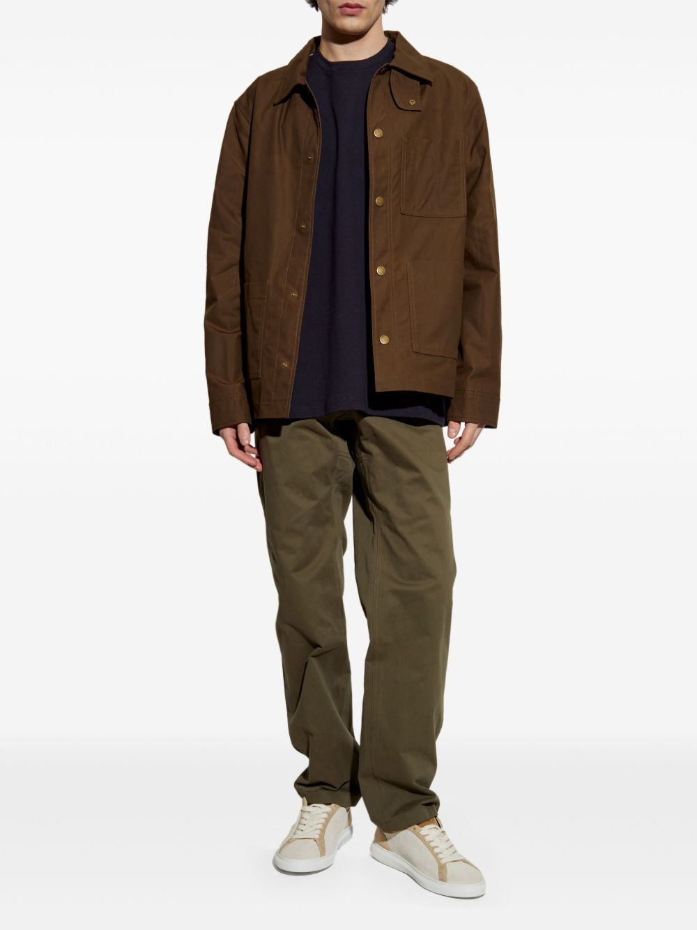 multiple pockets lightweight jacket - 2