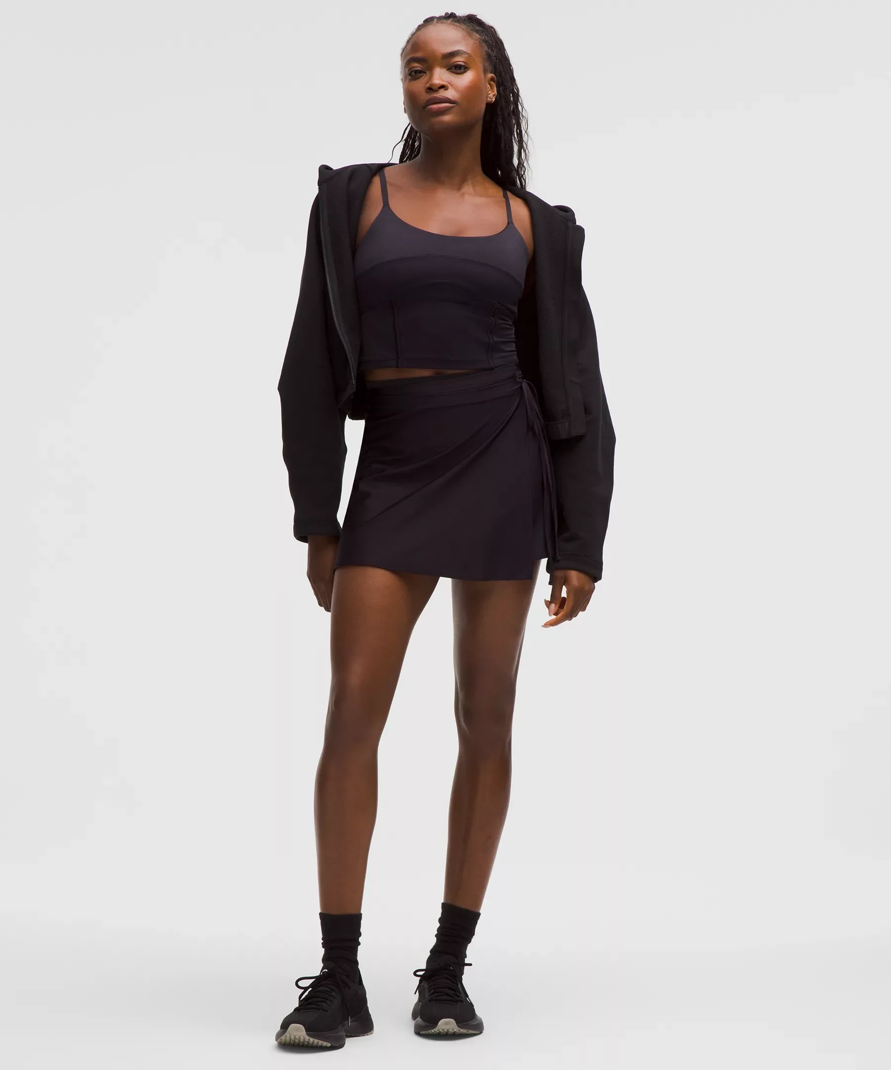 Satin Ballet High-Rise Wrap Skirt - 1