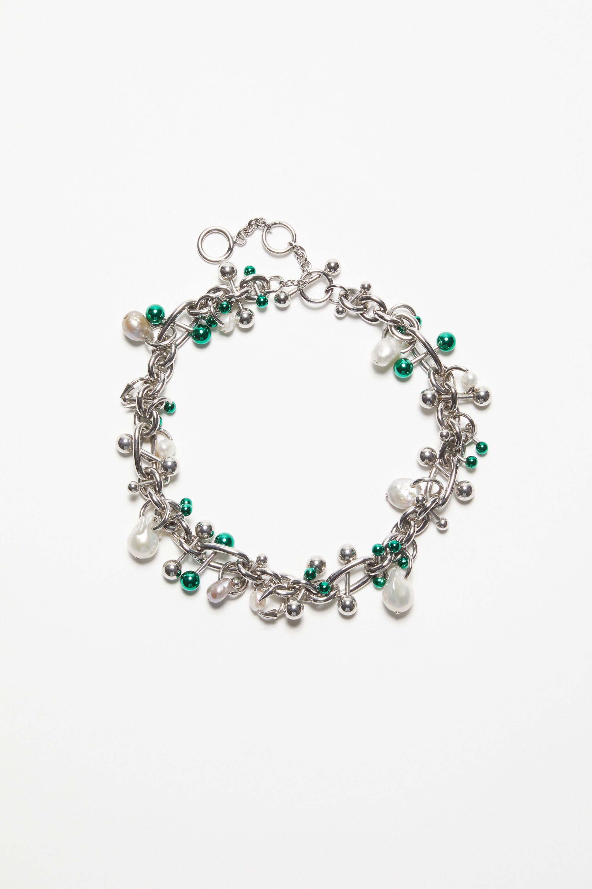 Acne Studios Silver Charm Bracelet