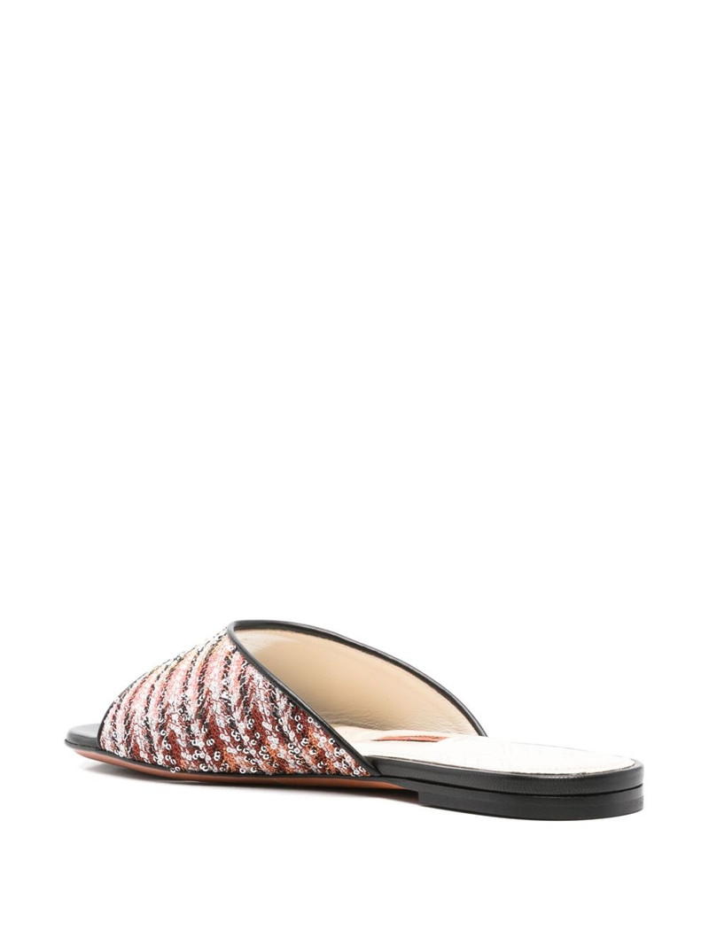 gradient flat sandals 3