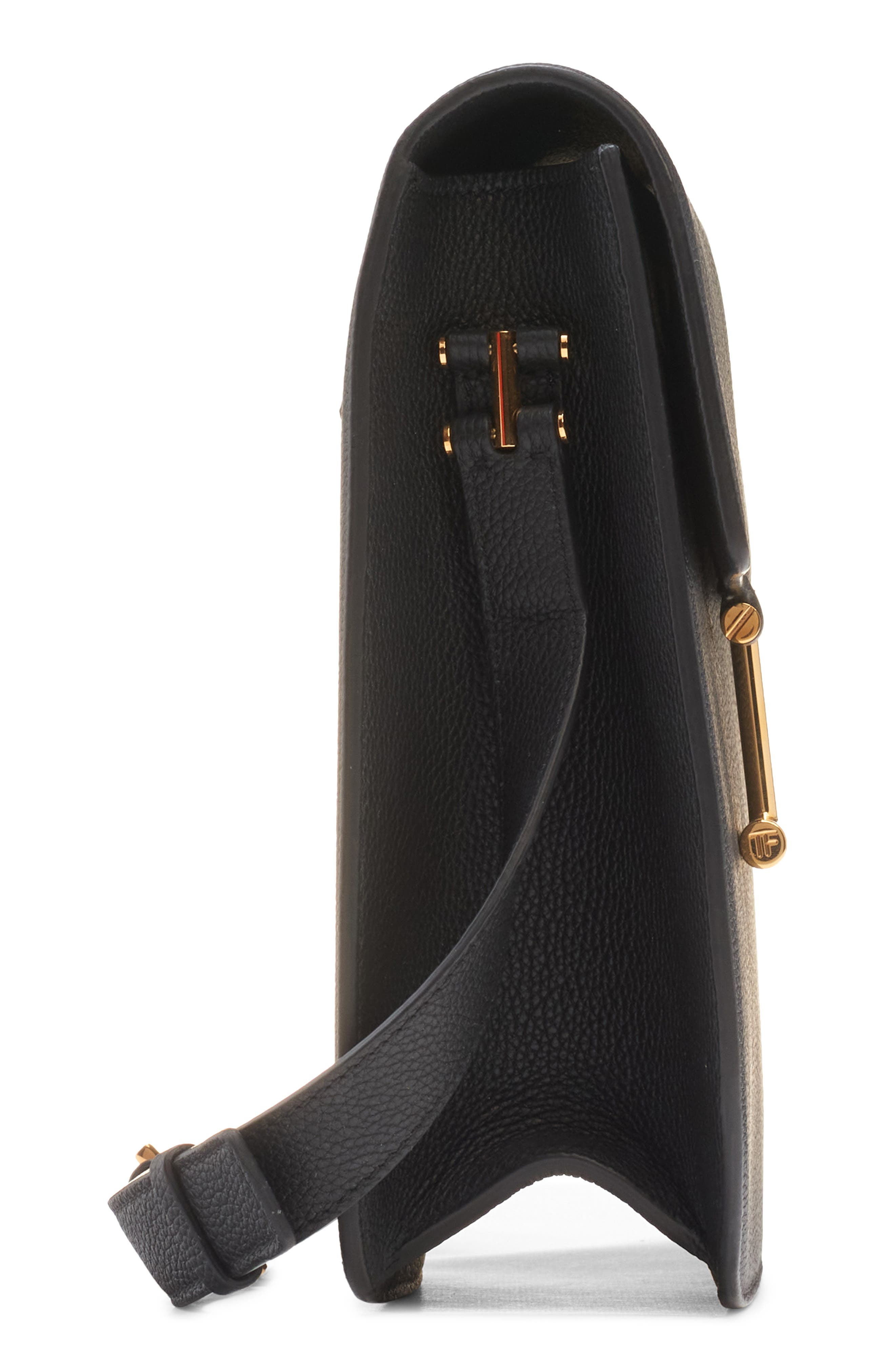 TOM FORD Medium Tara Leather Crossbody Bag in Black at Nordstrom - 5