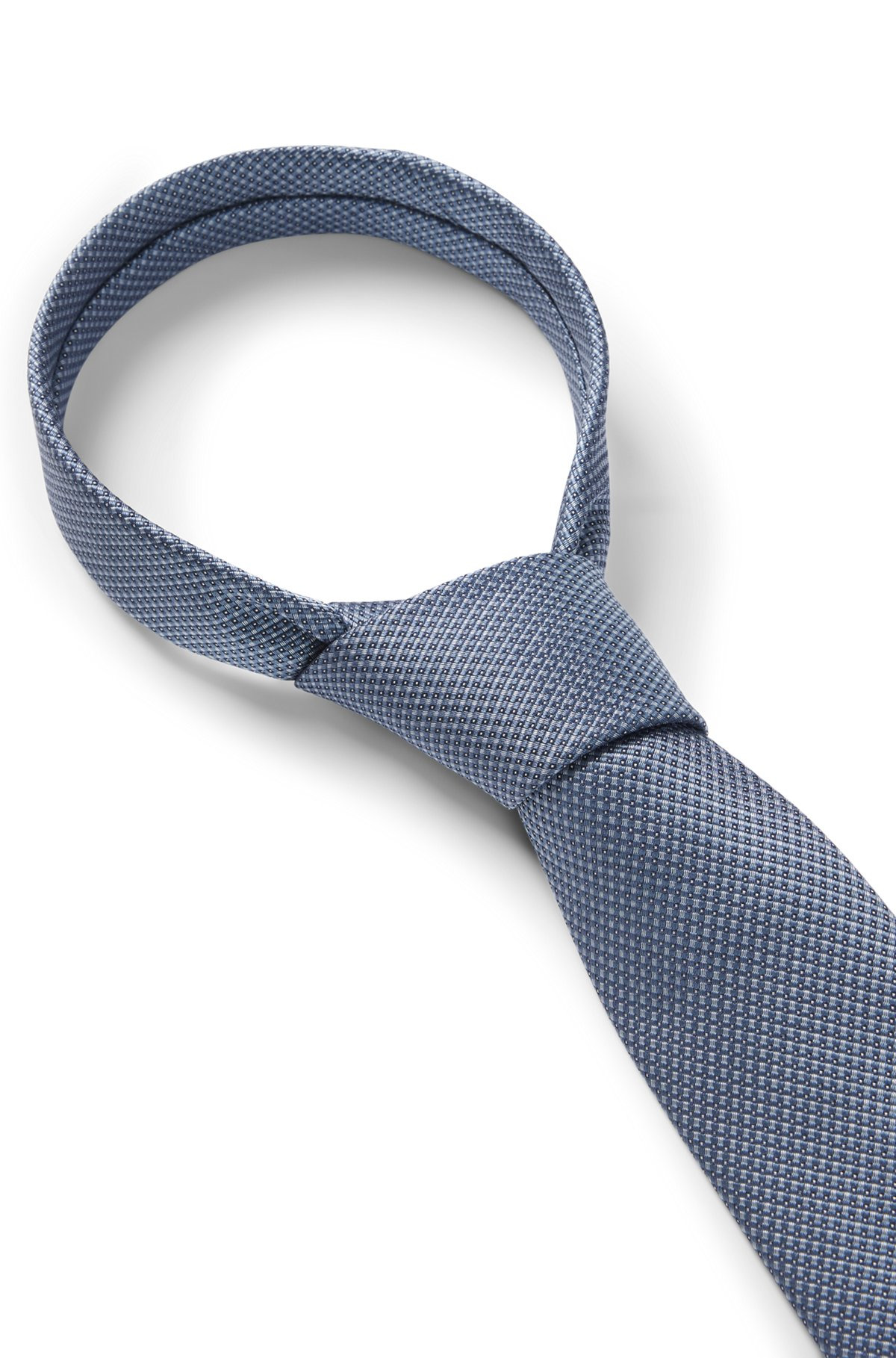 SILK-BLEND TIE WITH JACQUARD-WOVEN PATTERN 6