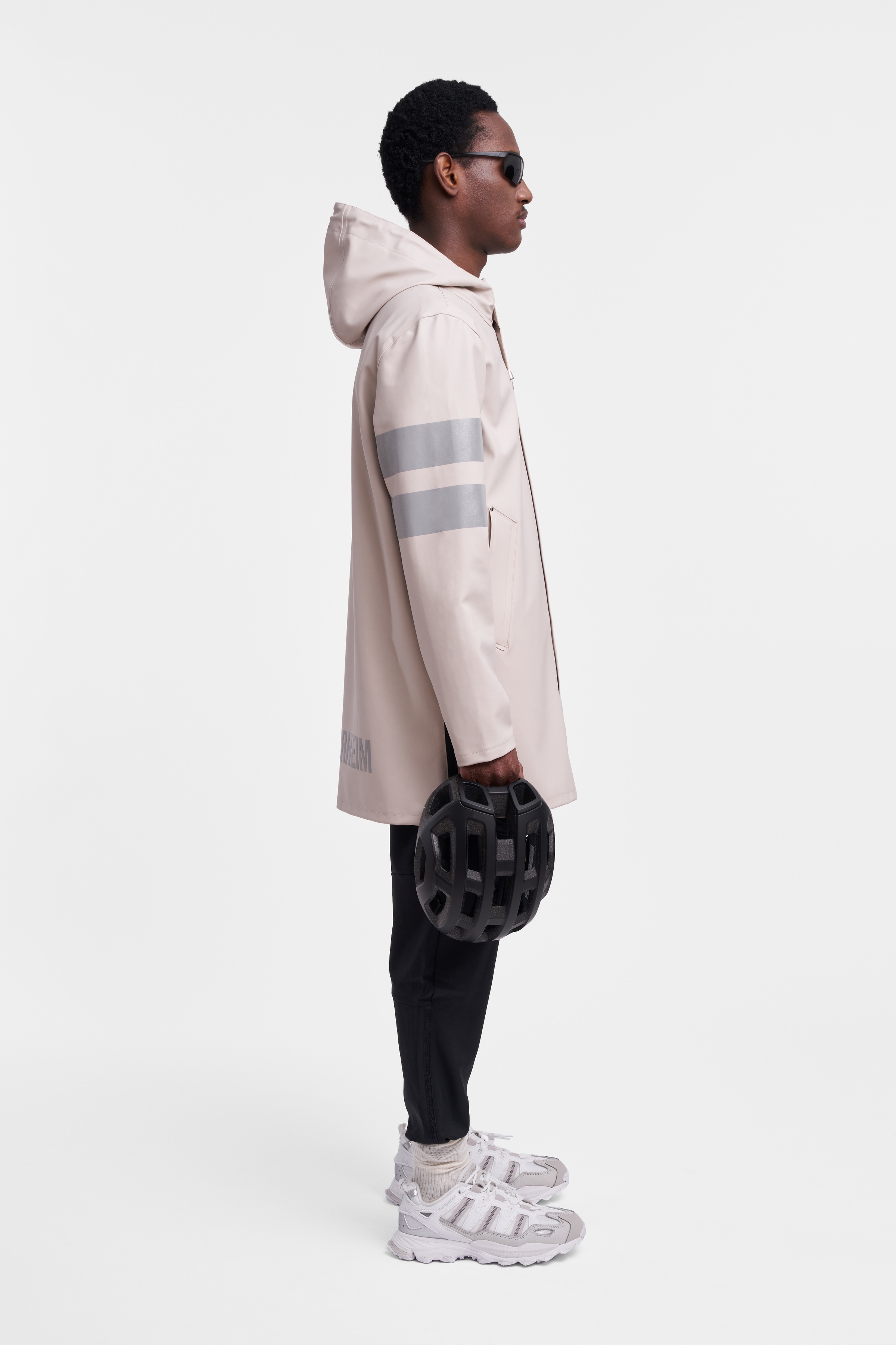 Stockholm Bike Raincoat Light Sand - 3