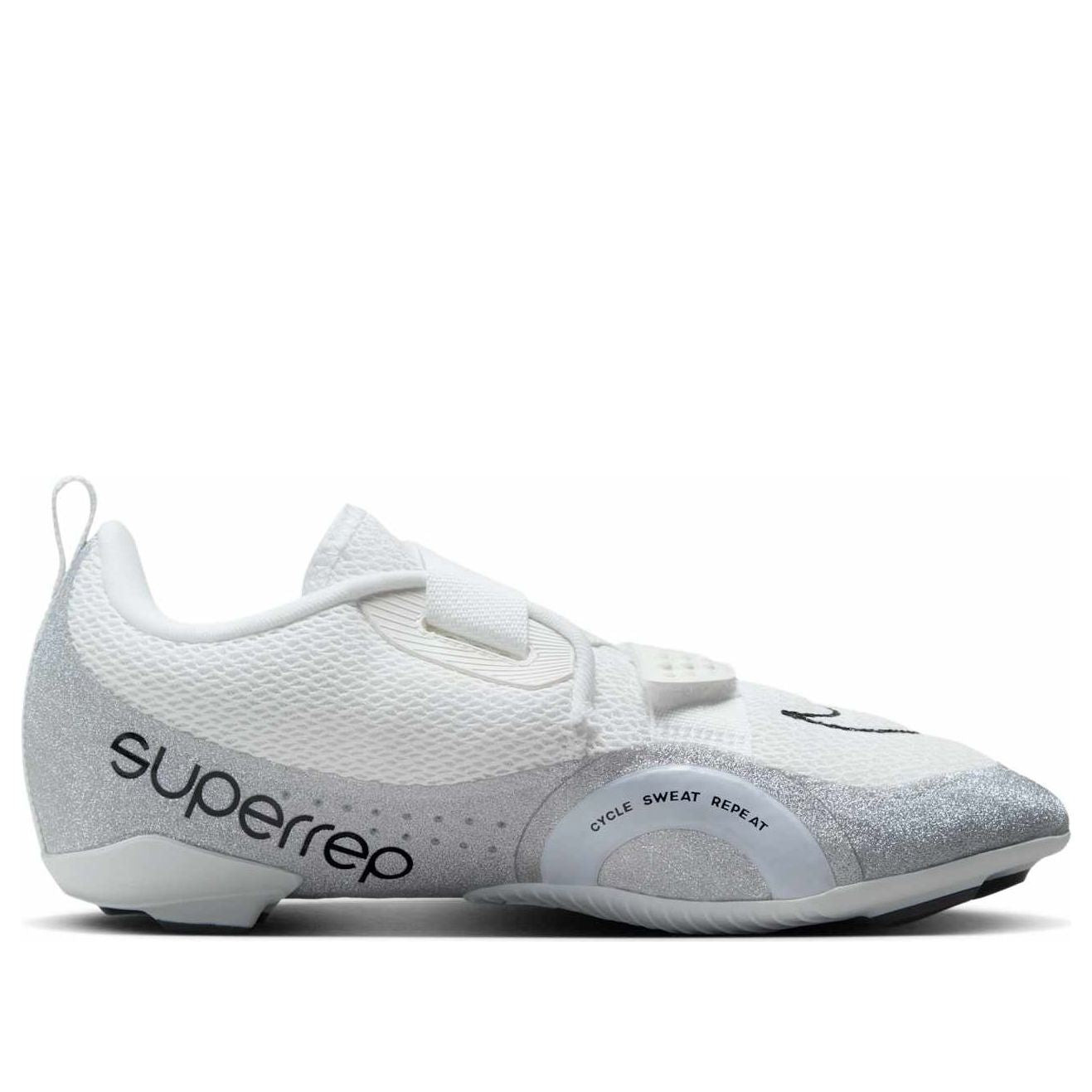 (WMNS) Nike SuperRep Cycle 2 Next Nature Premium 'Pure Platinum Glitter' FZ2117-100 - 2
