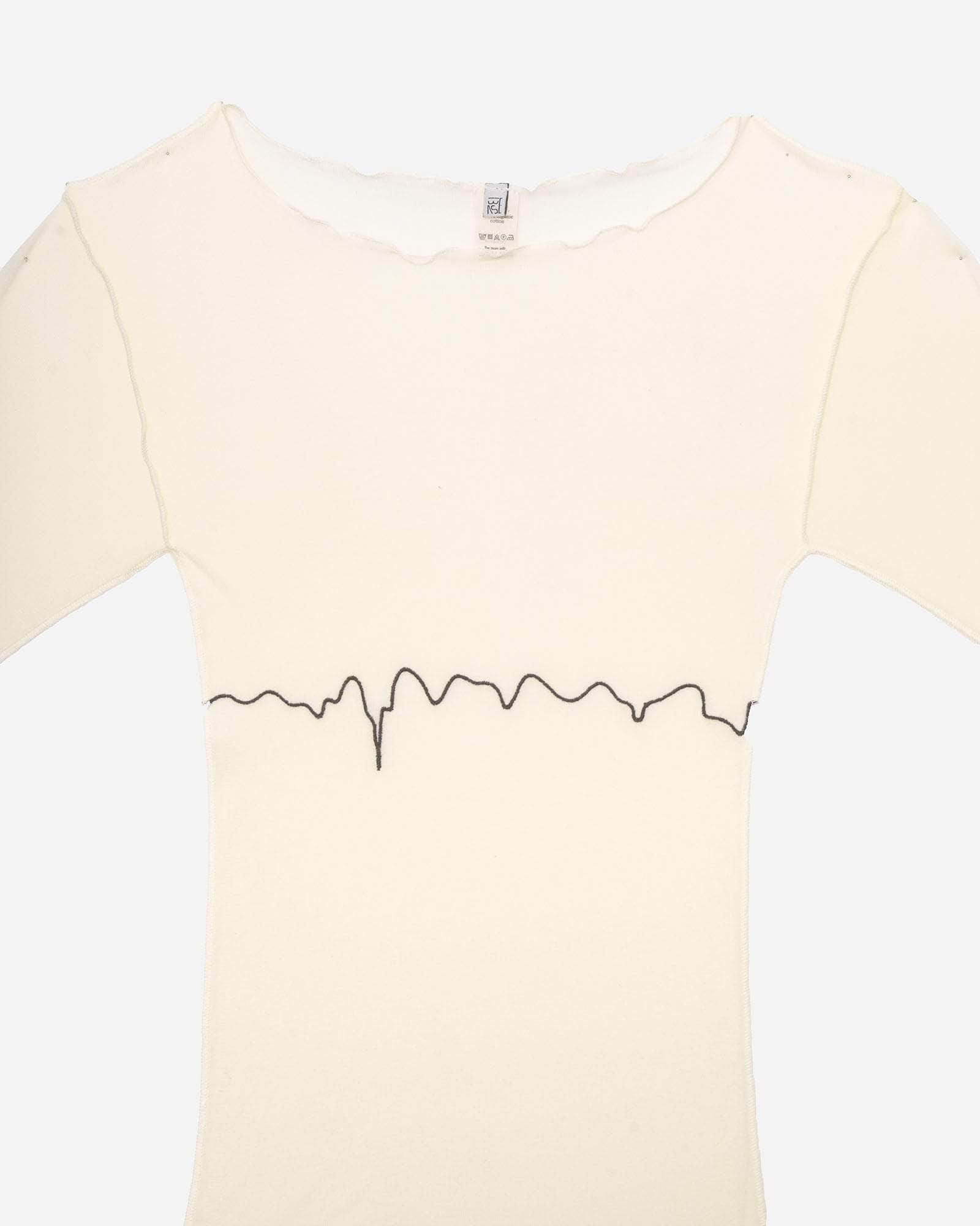 Tabbys Star Long Sleeve Tee - Fine Organic Cotton Rib - 7